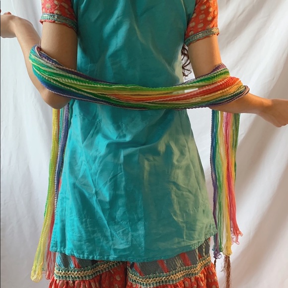 🌈 | Indian rainbow gharara - Picture 7 of 11